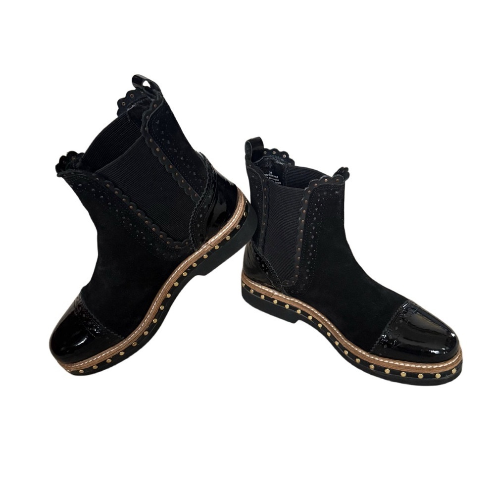 Free People Atlas Chelsea Ankle Boots with Stud Accents Size 6
